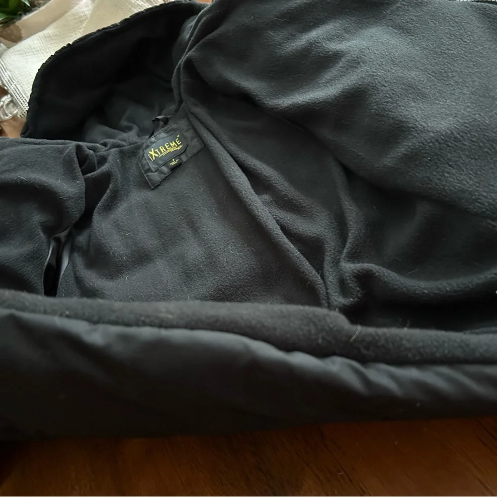 iXtreme Black Puffer Jacket | Boys Size 7 | Fleece Lined Winter Coat